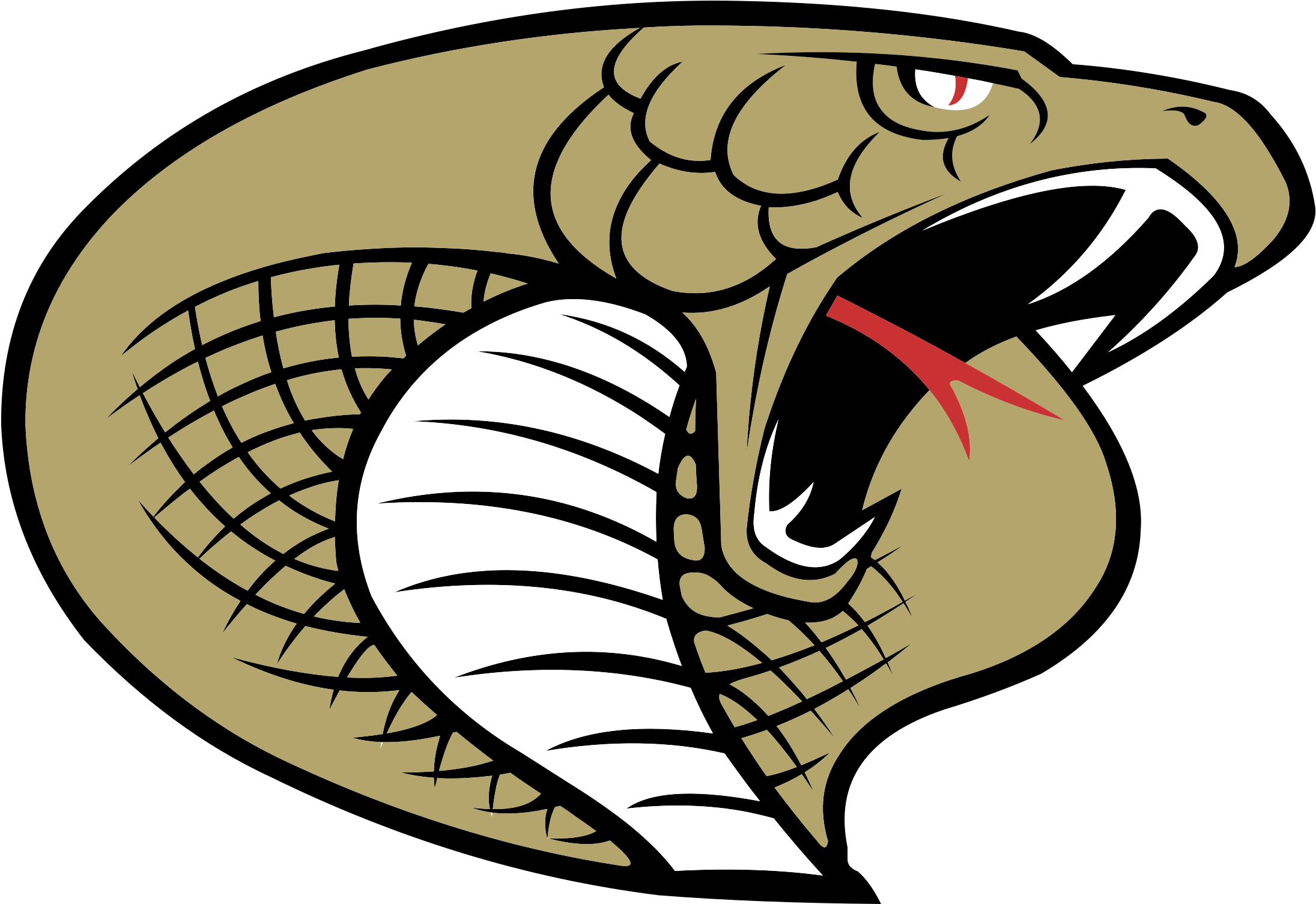 Carolina Cobras Logo Png Transparent - South Miami Senior High Cobra (2400x2400), Png Download