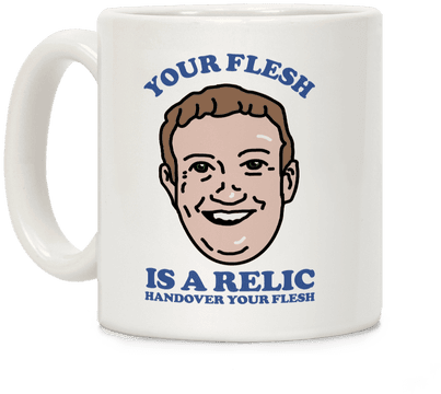 Your Flesh Is A Relic Coffee Mug - Baseball (484x484), Png Download