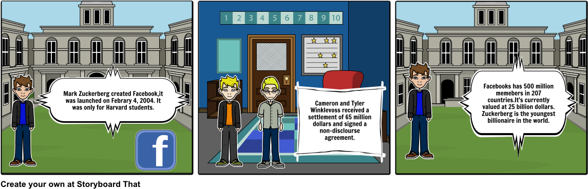 Social Network - Cartoon (1164x385), Png Download