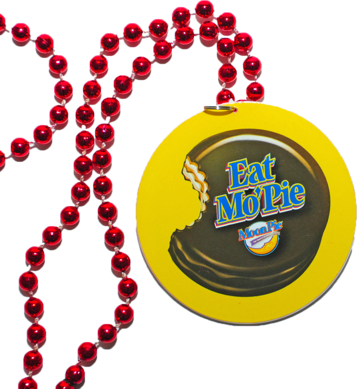 Moon Pie Mardi Gras (736x800), Png Download