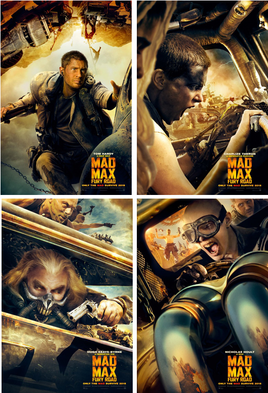 Reboot Of Mad Max Starring Mel Gibson Before 30 Years - Mad Max Fury Road Character Posters (529x776), Png Download