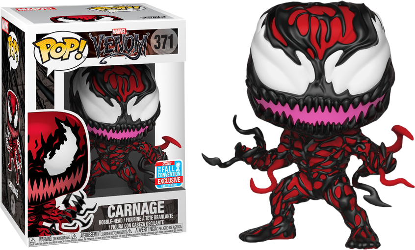Venom - Carnage Fye Exclusive Funko Pop (846x509), Png Download