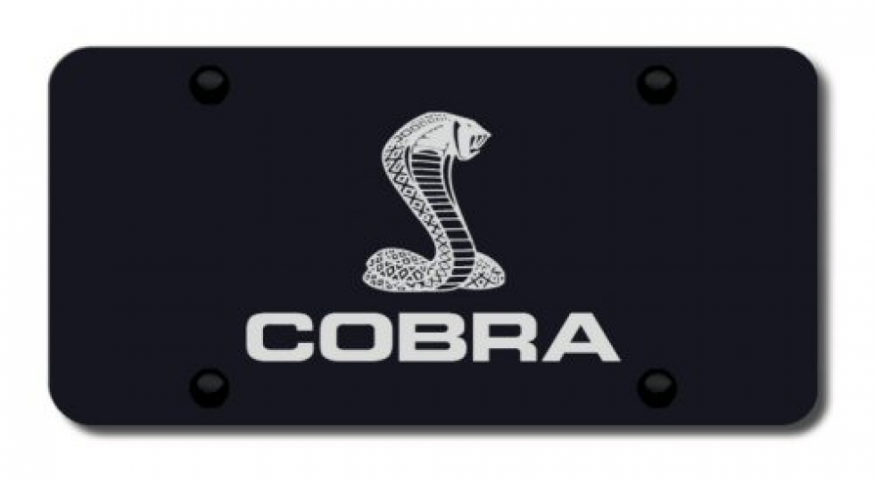 Autogold Black Chromed Front License Plate With Laser - Autogold Pl.cob2.eb Black License Plate (980x980), Png Download