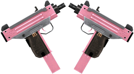 Pink Uzi (600x300), Png Download