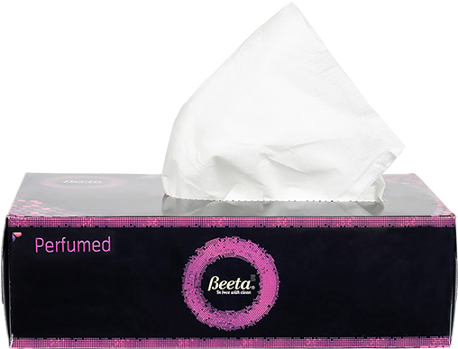 Exquisit Face Tissues Perfumed - Perfume (555x386), Png Download