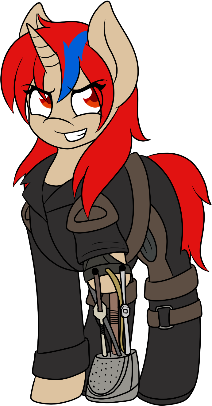 Lovely Pages, Female, Mad Max, Oc, Oc Only, Oc - Cartoon (1000x1500), Png Download