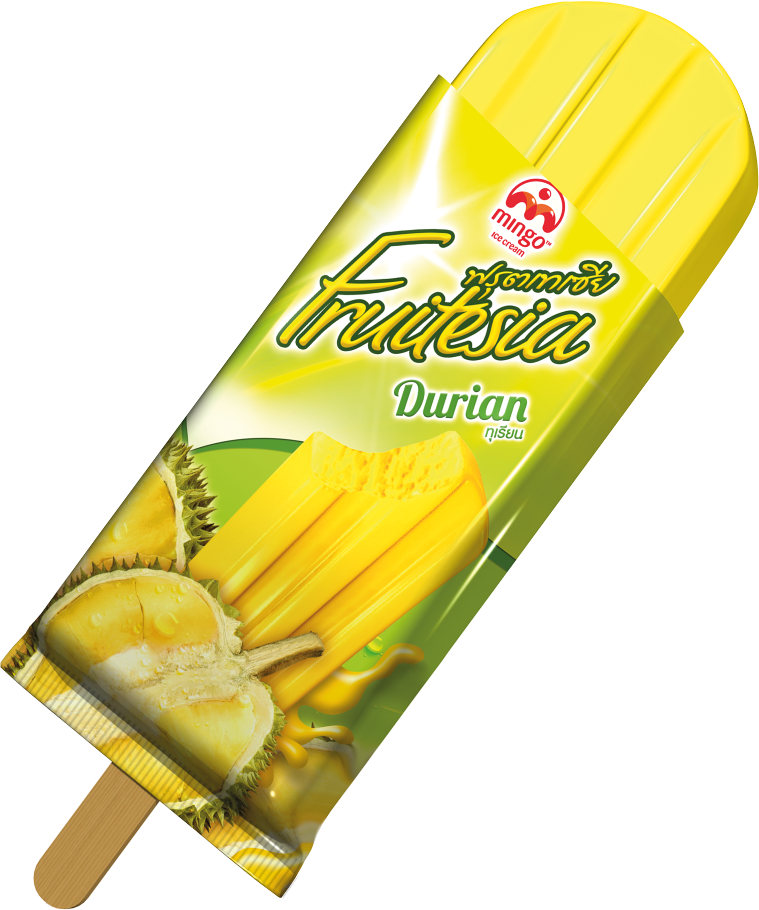 Fruitesia Durian 1500 1377926961 - Kem Que (1500x1802), Png Download