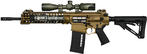 Pof-usa P308 Rifle - 16 Inch Barrel 10 Inch Rail (600x210), Png Download