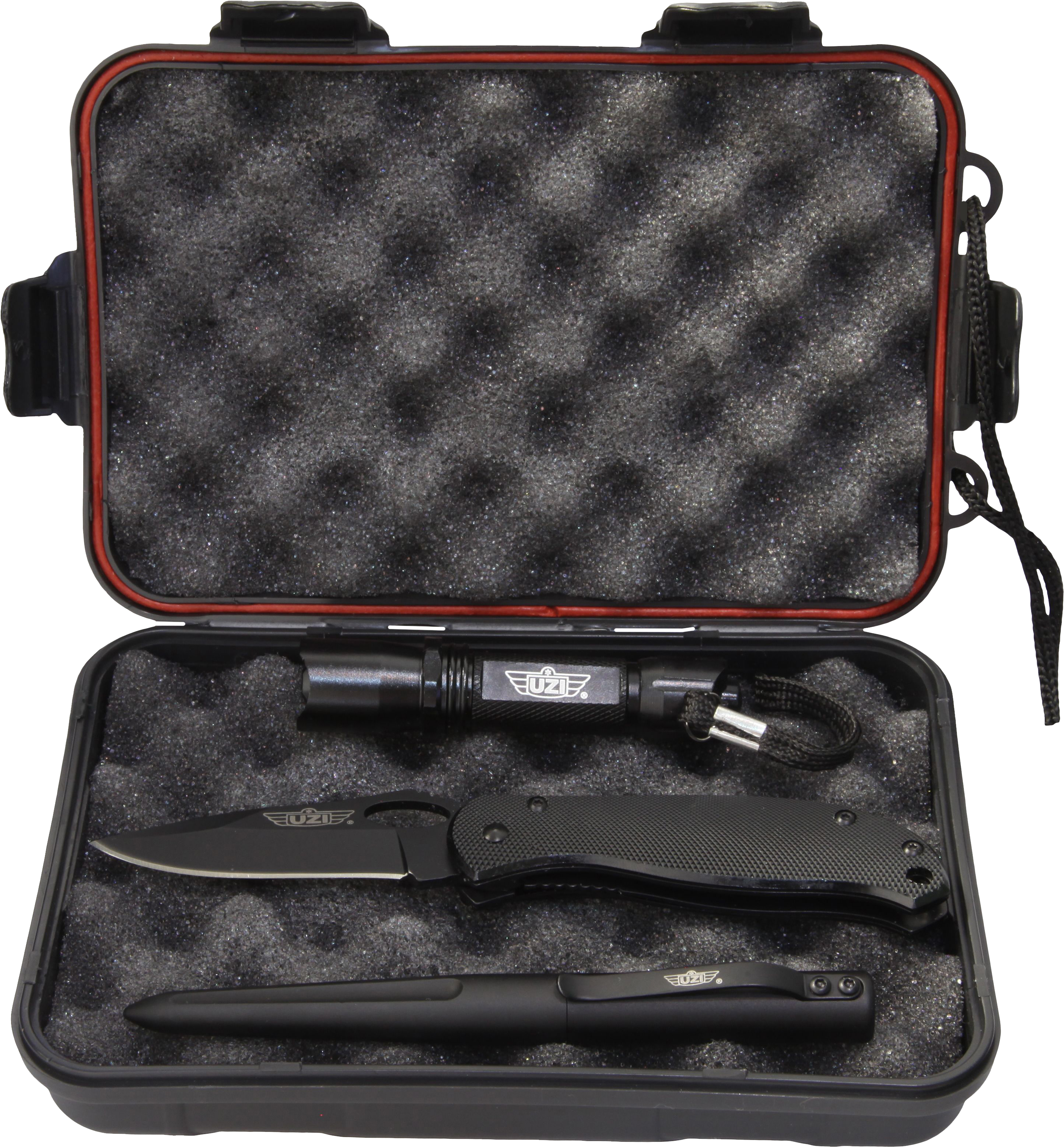 Uzi Uzi Tactical Combo, Black (3018x3246), Png Download