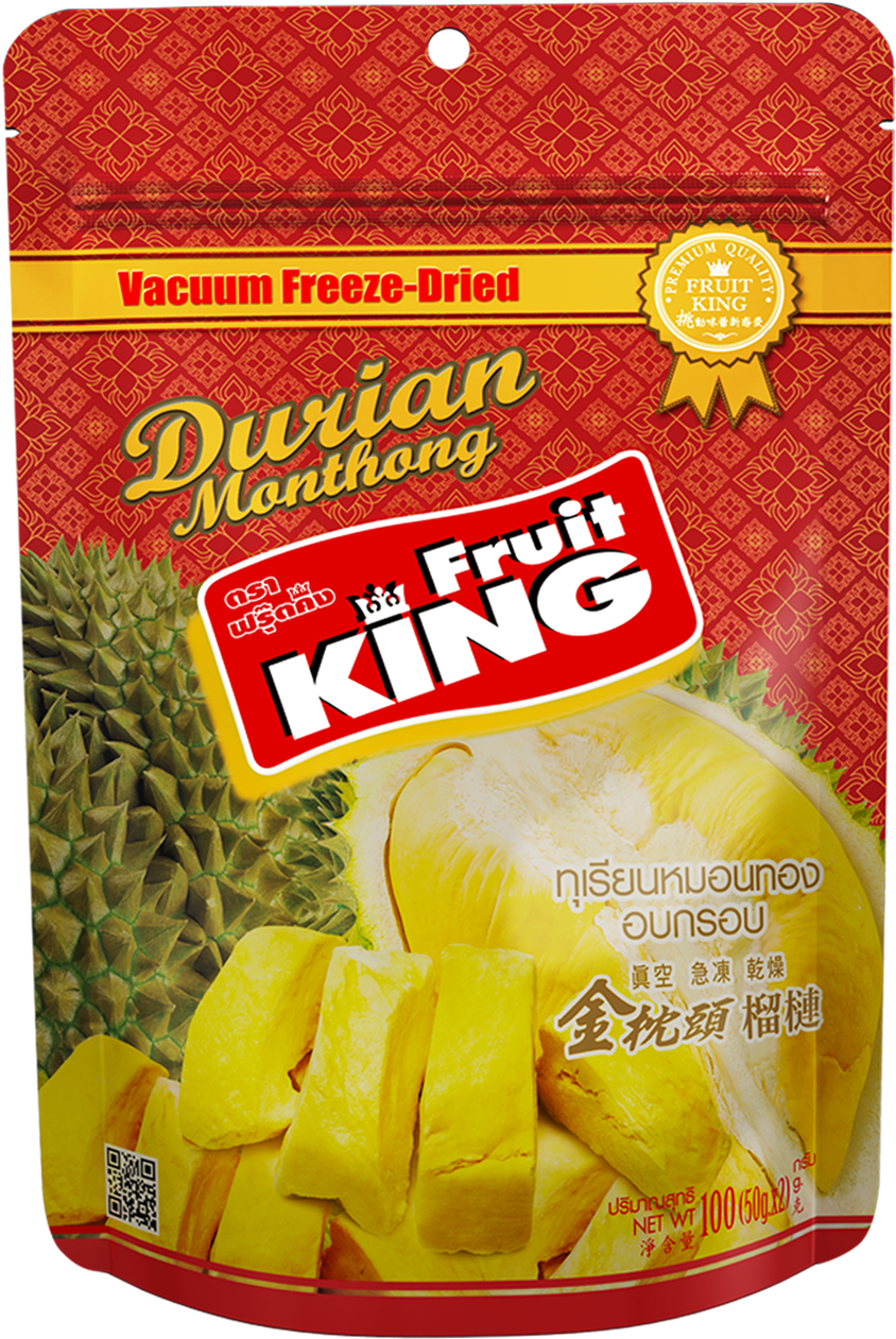 Vacuum Freeze-dried Durian Monthong - Fruit King (930x1280), Png Download