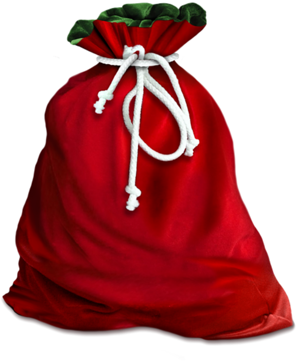 B03 Trucs Tubes Gifs Pour Vos Creations - Christmas Bag Transparent (800x1015), Png Download