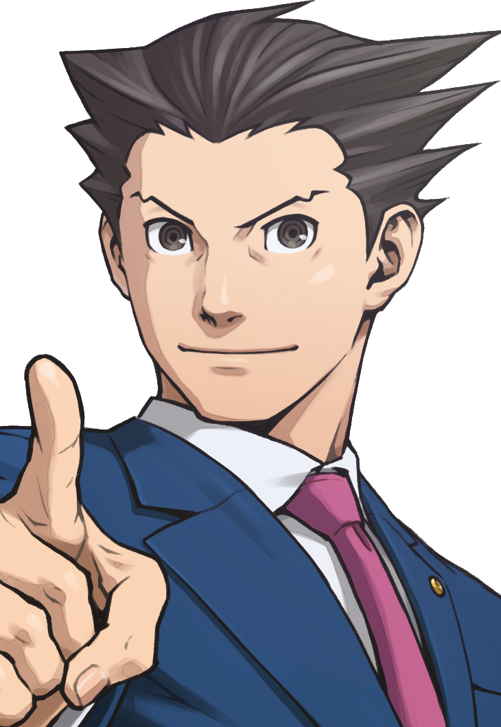 Phoenix Wright Trilogy Art-0 - Phoenix Wright (730x1060), Png Download
