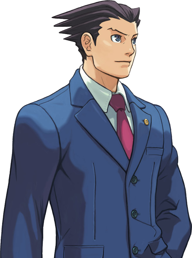 "it's Only Natural For Living Creatures To Fight To - Phoenix Wright Render (657x883), Png Download