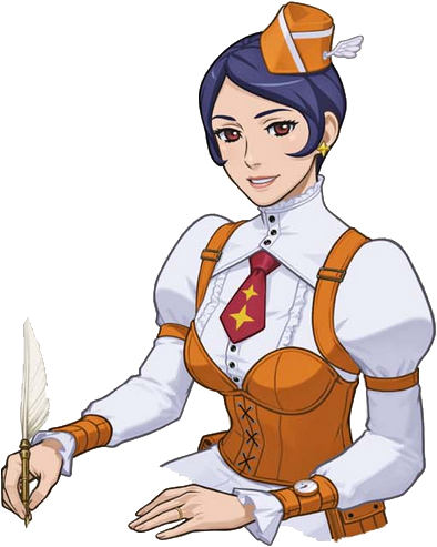Hikarioa - Selena Sprocket Ace Attorney (394x493), Png Download