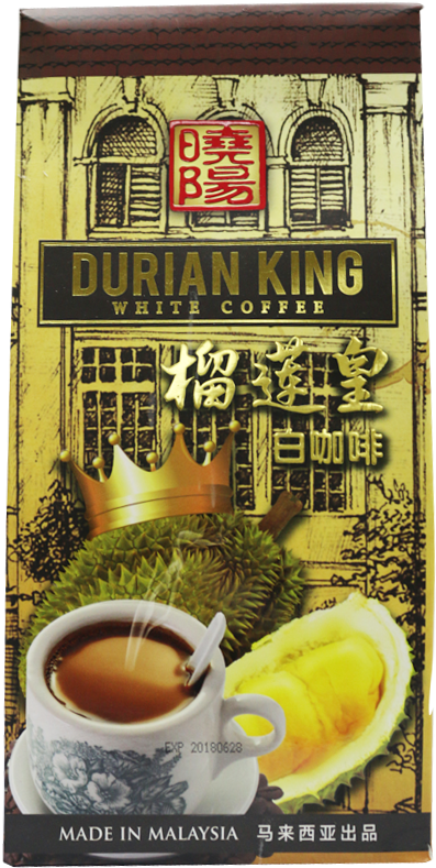 Sunshine Kingdom Durian King White Coffee - White Coffee (800x800), Png Download
