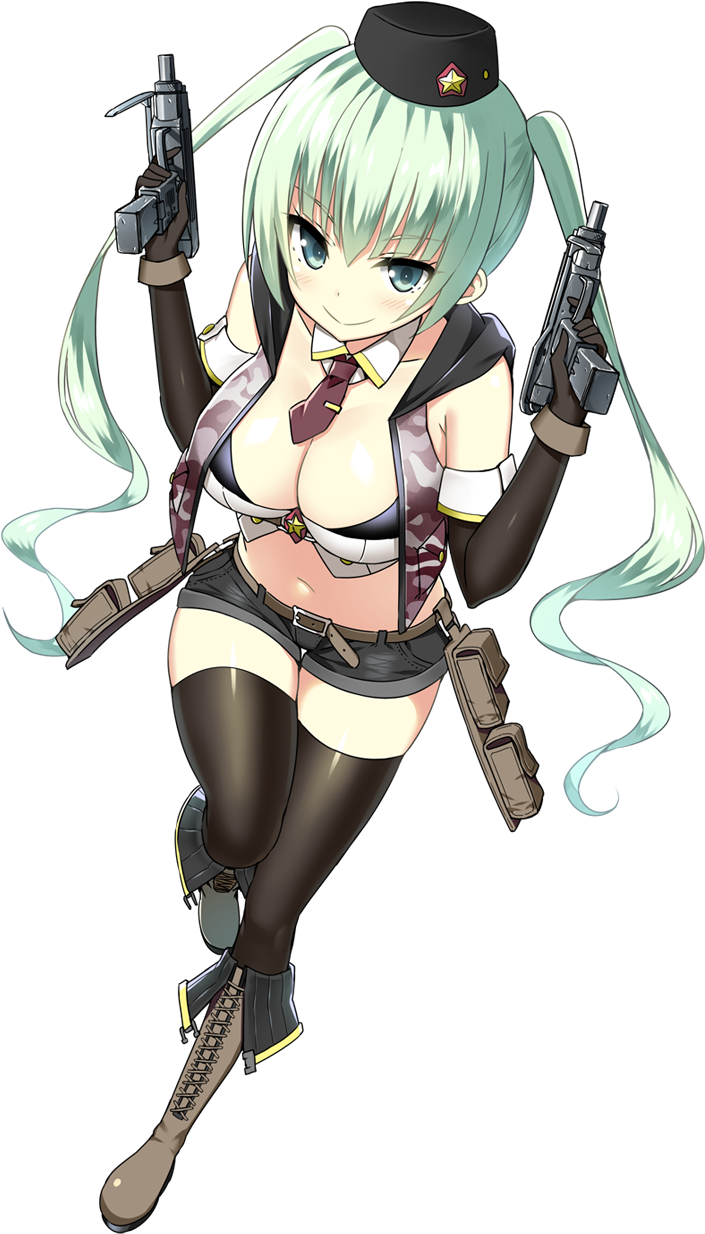 Resized To 71% Of Original - Micro Uzi Girls Frontline (1191x1536), Png Download