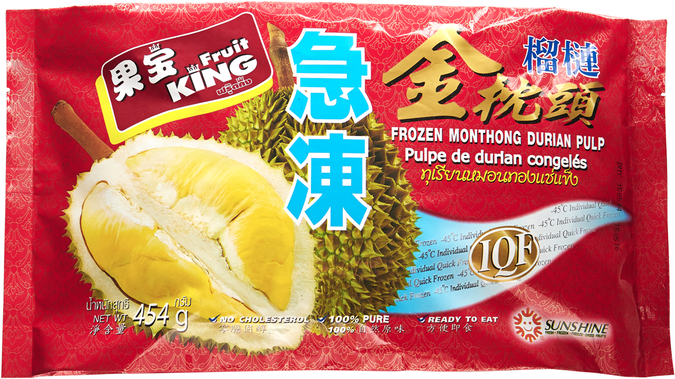 Fruit King Frozen Durian (1531x977), Png Download