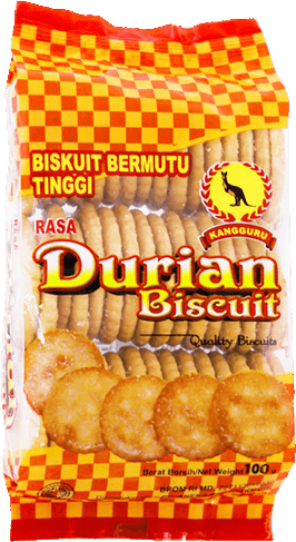 Kangguru Durian Biscuits Kangguru Durian Biscuits - Durian Biscuits (500x500), Png Download
