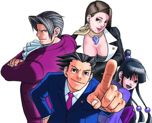 Of Investigations Segments And The Proceeding Court - Phoenix Wright (660x522), Png Download