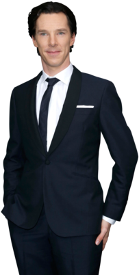 Benedict Cumberbatch Oscars 2012 (330x412), Png Download