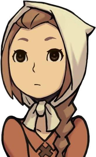 Kira - Professor Layton Girl Characters (411x540), Png Download
