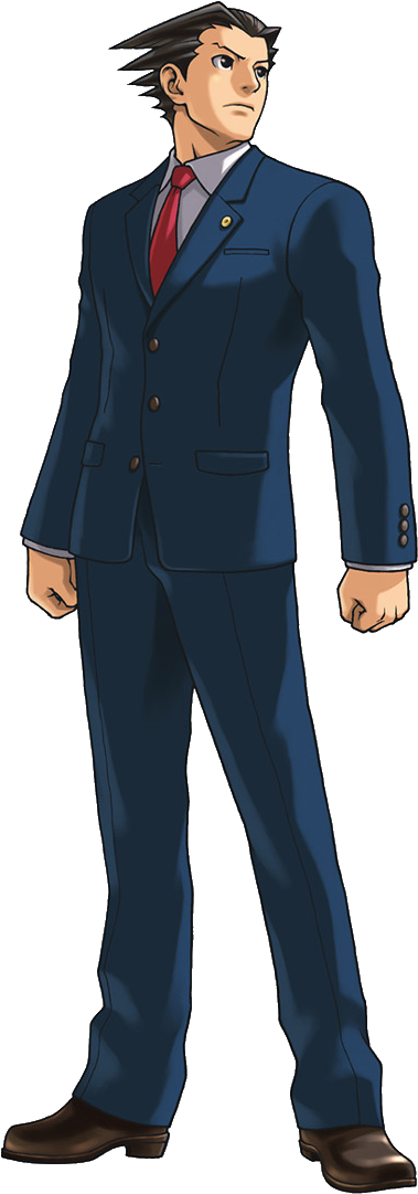 Wmg / Phoenix Wright - Phoenix Wright (430x1100), Png Download