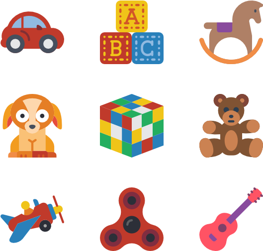 Toy Png Transparent Image - Transparent Background Toys Png (600x564), Png Download