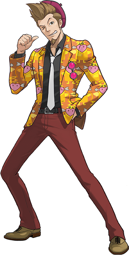 Pw Aa Soj - Ace Attorney Spirit Of Justice Transparent Phoenix (438x868), Png Download