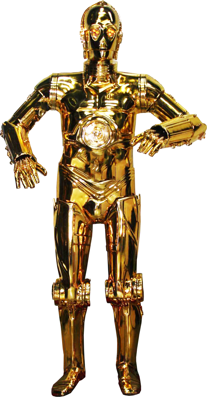 Star Wars C3po Transparent (716x1371), Png Download