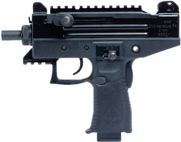 Sub Machine Gun Pistol (395x321), Png Download