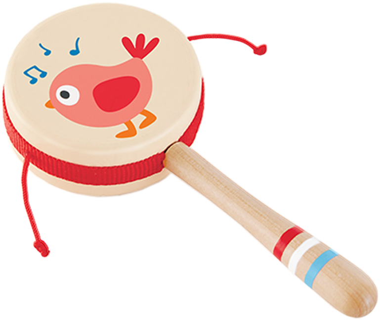 Hape New Live Baby Rattle Wooden Hand Drum Children - Infant (800x800), Png Download
