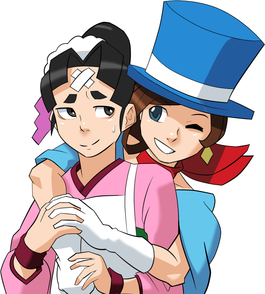 Ace Attorney Phoenix Wright - Ace Attorney Jinxie (960x971), Png Download