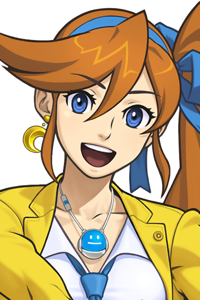 Click To Reveal - Phoenix Wright Athena Cykes (400x600), Png Download