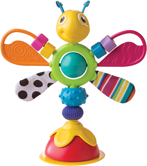 Lamaze Freddie The Firefly Highchair Toy (650x650), Png Download