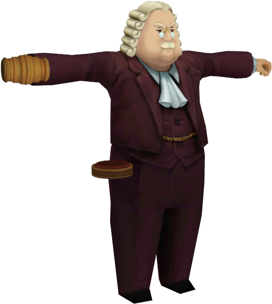Download Zip Archive - Ace Attorney (750x650), Png Download
