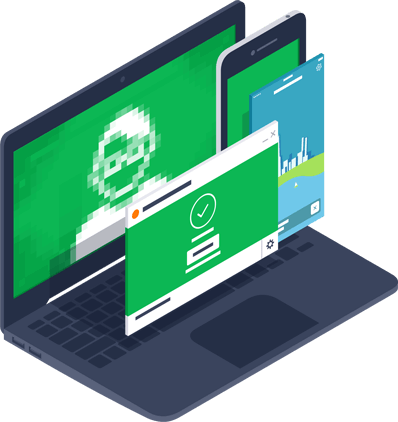 Secureline - Avast Secureline Vpn (398x422), Png Download