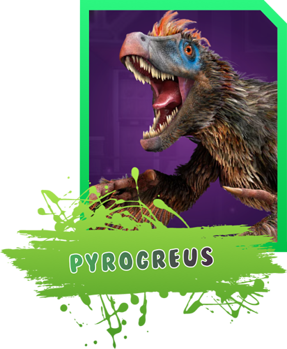 Pyrogreus 370 Kb - Jurassic World Alive Pyrogreus (412x500), Png Download