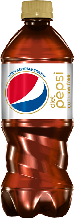 Pepsi Caffeine Free Soda - 20 Fl Oz Bottle (300x700), Png Download