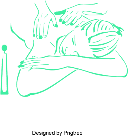 Beautiful Cartoon Cute Hand Painted Simple Line Beauty - Les Massages Asiatiques En Pratique (640x640), Png Download