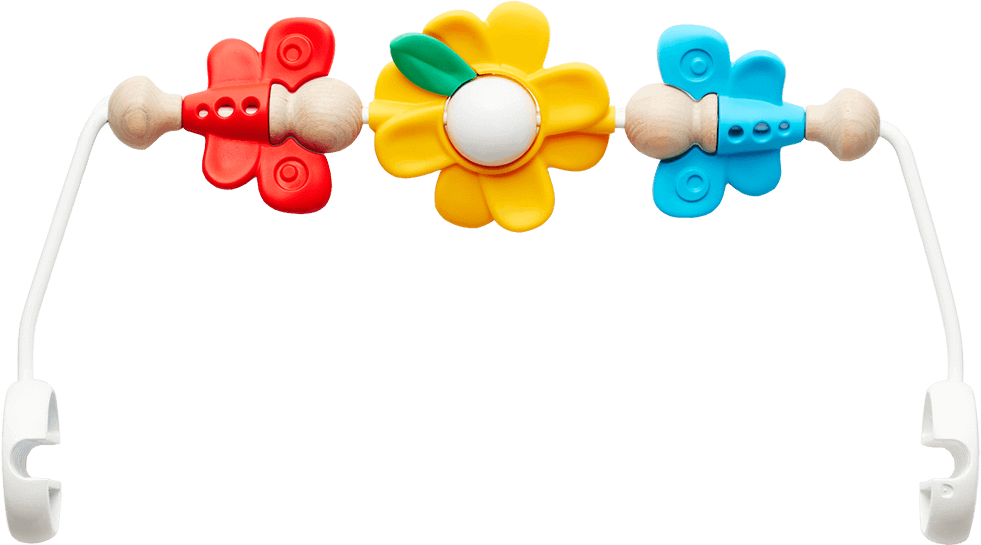 Toy - Babybjorn Toy For Bouncer (flying Friends) (1000x550), Png Download