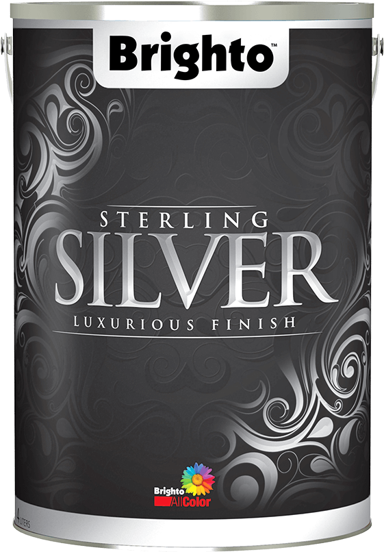 Brighto Sterling Silver Is A Fancy Water-based Paint - Brighto Paints (1000x1000), Png Download