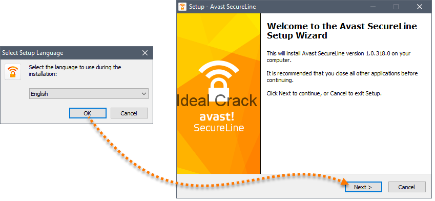 Avast Secureline Vpn (849x392), Png Download