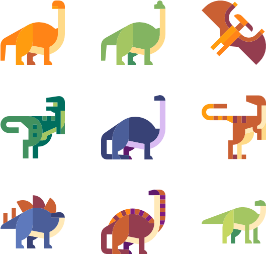 Dinosaur Collection - Dinosaur Icon (600x564), Png Download