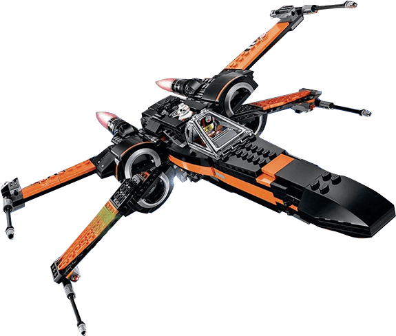 Lego® Star Wars™ Poe's X-wing Fighter™ - Lego 75102 Poe's X-wing Fighter (647x526), Png Download