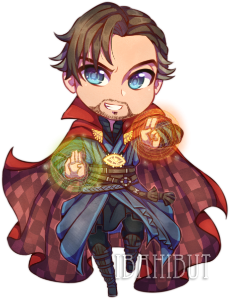 Doctor Strange Movie Is Mind-blown I Love It - Doctor Strange Chibi Drawing (500x617), Png Download