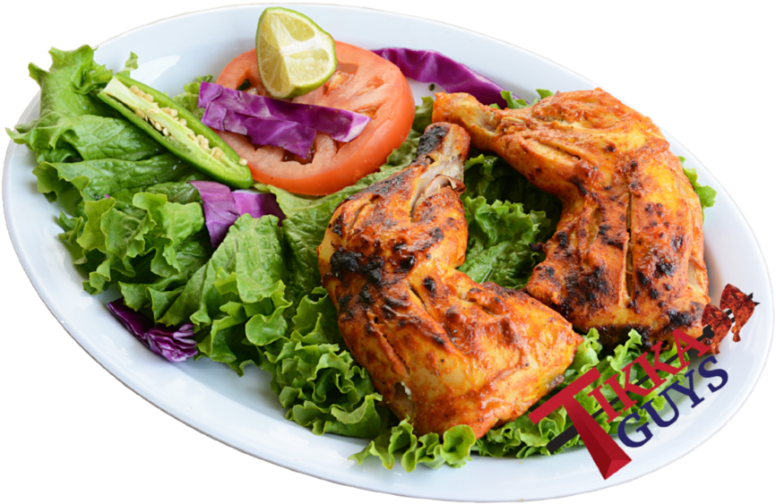 Chicken Tikka Leg Platter - Tikka Platter Png (1000x667), Png Download