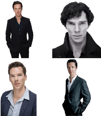 Benedict Cumberbatch Black And White (400x400), Png Download