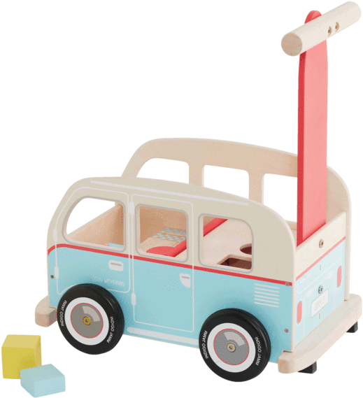 Camper Van Walker & Bricks - Indigo Jamm Camper Van Walker & Bricks (654x654), Png Download