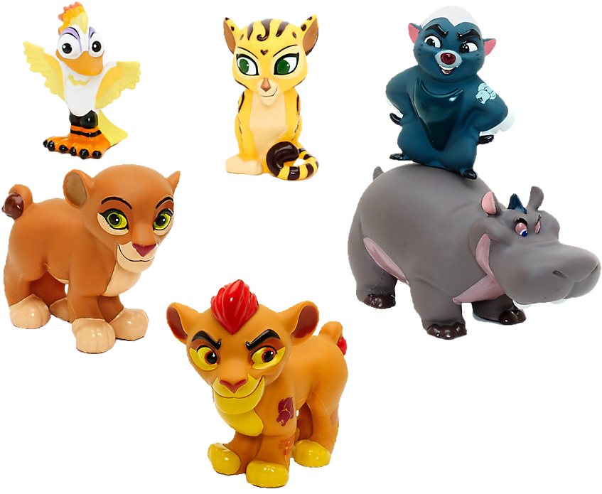 Bath Toy Set - Disney Lion Guard Bath Toys (847x695), Png Download