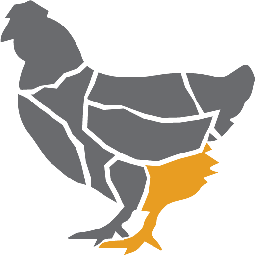 Chicken Thigh - Breast Chicken Art Png (601x601), Png Download